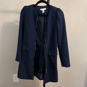 H&M Navy Blue Blazer/Jacket
